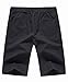 NITAGUT Men's Linen Casual Classic Fit Short (M(US 34-36), 011Black)