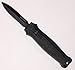 RazorTech OTF Double Action Safety Knife Out-The-Front Double Edge Mini (Black)