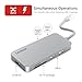 Lenovo USB C Hub, Type C Hub Adapter 3.1 With USB C Charging Port, HDMI, 2 USB 3.0 & 1 USB 2.0 Ports, SD Card Reader, Compatible For Type C Devices, Grey