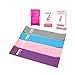 KIKOMO Resistance Loop Bands Anti Slip, Resistance Exercise Bands Set of 4, Workout Resistance Bands Fitness Bands for Physical Therapy, Rehab, Stretching, Home Fitness, Yoga and More