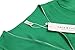 Face N Face Women's Chiffon Sexy Long Sleeve V Neck Zipper Shirt Blouse X-Large Green