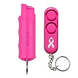 SABRE RED Pepper Spray & Personal Safety Kit - Maximum Police Strength Keychain Pepper Spray with 10-foot (3M) Range & Attention Grabbing 120dB Compact Personal Alarm, Audible up to 600-Feet Away!