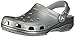 Crocs Unisex Classic Sparkly Clogs | Metallic and Glitter Shoes for Women, Gunmetal, 9 US