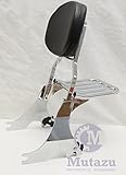 Mutazu 283900057 Harley Sportster Detachable Sissy Bar with luggage rack