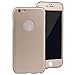 ABC 360° Full Body Protective Case+Tempered Screen For iPhone 6 Plus 5.5 inch (Gold)