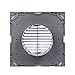 4 Inch Suqare Louvered Vent Covers, HG Power 4