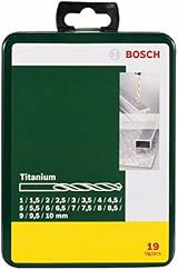 Bosch 19 Pcs HSS-TiN Metal Drill Bit Set Ø1-10mm with Box view 2