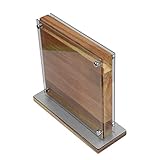 Acrylic Wooden Knife Storage Stand For Stainless