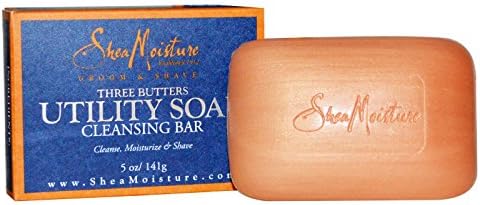 (VALUE PACK OF 3) SHEAMOISTURE Three Butters Utility Soap Cleansing Bar 5 oz