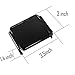 Black Light Cover, Offroad Town 2 Pcs 3 inch Black Fog Lights Cover Work Light Cover