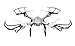 Ionic Drone Quadcopter for GoPro Hero2, Hero3, Hero3+ and Hero4 with 6-axis gyro System, one-Key Return, Headless Mode, Shock Absorption Cradle Head (Silver)
