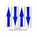 Corrugated Plastic Panel Kit (4 Panels) | 24 inch x 36 inch, CoroPlast Sign Sheet (4MM Thick) | Includes Blue Arrow Stickers | for Advertising, Business, Baby Showers, Graduations, and More!