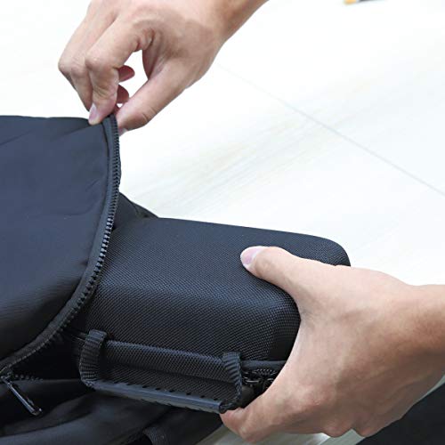SURDAR 52 Batteries Organizer Storage Bag Hard Case Carrying Case Box Holder- Holds AA AAA Batteries (Not Included Batteries)