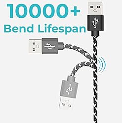 Agoz Braided Micro USB Fast Charger Cable Cord for