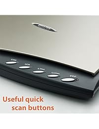 Plustek OpticSlim 2610 Color Image Scanner, diseño especial para diseño de libro. SOHO y uso personal. Grueso para PC y Mac