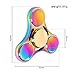 Kekilo Magic Rainbow Fidget Spinner Hand Toy, 4-6 Mins Hand Spinner EDC Fidget Toy, Titanium Alloy Stress Reducer High Speed Finger Toys for Focus, Killing Time, Best for Birthday (S1 Rainbow)