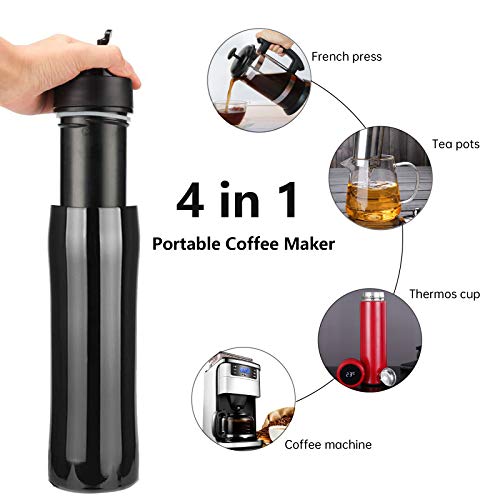 Portable Coffee Makers, Camping French Presses Travel Mug 12 Oz Tea