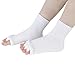 Foot Alignment Socks Massage Toeless Toe Separator For Women Girls US Size 4.5-10 White