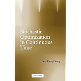 Stochastic Optimization in Continuous Time