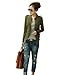 Keral Women Jacket Long Sleeve Stand-up Collar Coat