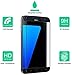 [2-Pack] Dmax Armor for Samsung Galaxy S7 [Tempered Glass] Screen Protector, (Full Screen Coverage) With Lifetime Replacement Warranty (Black)