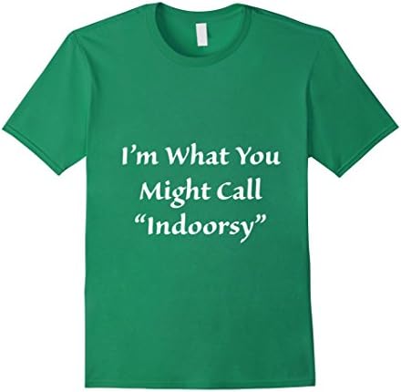 Mens Introvert T-Shirt Stay Inside Binge Watch Television Shows  3XL Kelly Green