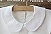 Yoyook Women's Detachable PeterPan Half Shirt Blouse False Fake Collar DIY Tops (White)