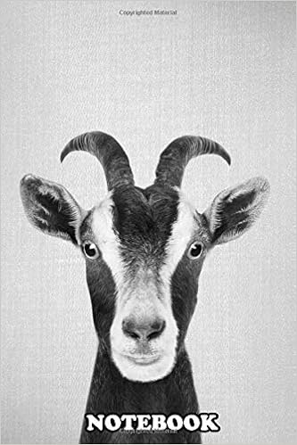 Notebook Black White For More Black White Animals Che Goat