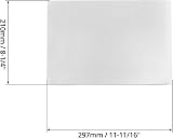 QWORK 50 Pcs A4 Inkjet Transparency Film Waterproof Clear OHP Sheets 11x8 in view 6