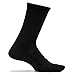 Feetures High Performance Max Cushion Classic Crew Sock for Women & Men - Moisture-Wicking Athletic Socks - Black, XL (1 Pair)
