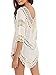 JOYEBUY Sexy Womens Crochet Hollow Out Swimwear Beachwear Bikini Cover-ups (S-M, Beige)