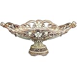 OK Lighting Vintage Decorative Fruit Bowl, Rose