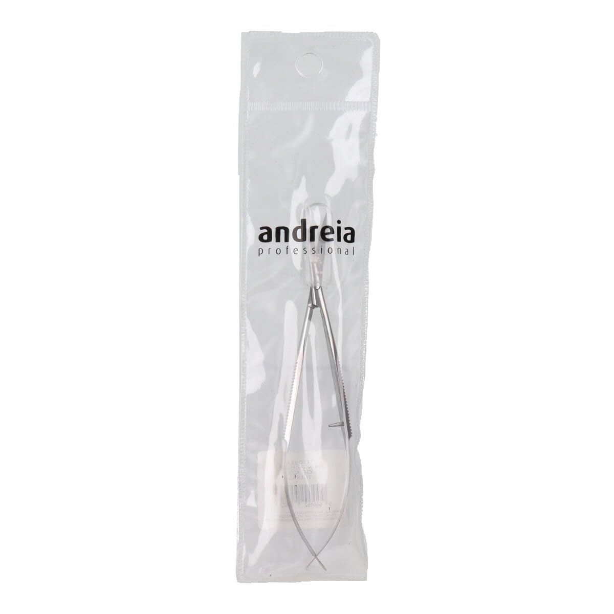 Andreia Professional Spring Scissors - Stainless Steel Curved Nail Scissors - Durable Nail Scissors for Pedicure, Manicure and Nail Art with Sharp and Smooth Cut