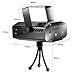 LED Projector Laser Lights, Blingco Mini Auto Flash RG Led Stage Lights Sound Activated for DJ Disco Party Home Show Birthday Party Wedding Stage Lighting with Remote Control (Black)