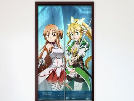 Amazon カーテン魂 ソードアート オンライン アスナ リーファのれん アニメ 萌えグッズ 通販 Amazon カーテン魂 ソードアート オンライン アスナ リーファのれん アニメ 萌えグッズ 通販