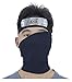 DAZCOS Hatake Kakashi Cosplay Mask Veil (Navy Blue)