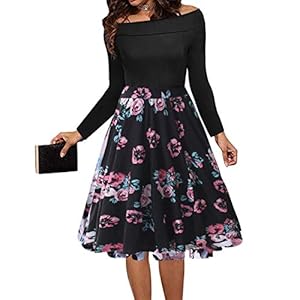 Kidsform Damesjurk, zomer, avondjurk, elegant, knielang, strandjurk, tankjurk, uitlopende schouderjurk