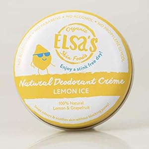 Elsa's Organic Skin Foods - Deodorant Creme - Lemon Ice