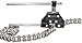 AZSSMUK Roller Chain Detacher Breaker Cutter Tool #25#35#41#40#50#60 415H,428H, 520,530 for Motorcycle Bicycle Go Kart ATV Chains Replacement primary