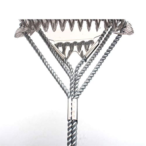 Gotian Grill Brush Safe BBQ Cleaning Brush Best Stainless Steel Grilling Accessories, Perfectly on Gas, Charcoal, Smoker, Porcelain, Infrared Grill - Thumbnail 4