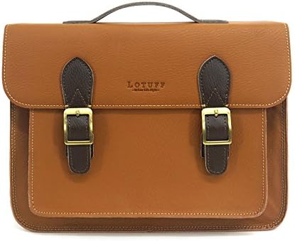 LOTUFF Genuine Leather Casual Cross Bag Shoulder Bag Satchel Bag LO-5422