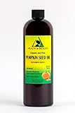 Pumpkin Seed Oil Unrefined Organic Carrier Cold Pressed Pure 16 oz