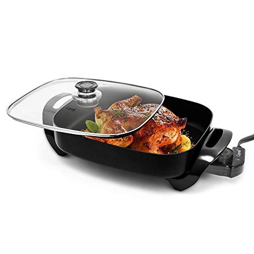 6 Professional+Aluminum+Non+stick+Electric+Skillet