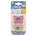Dr. Brown's Prevent Orthodontic Baby Pacifier, Suction Free Air Channel, Contoured Butterfly Shield is Gentle on Face, Made in USA, Stage 2, 6-18m, 2-Pack, Yellow