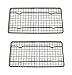 Heavy-Duty Cooling Rack, Cooling Racks, Wire Pan Grade, Commercial grade, Oven-safe, Chrome, 4¼ x 8x215B; Inches, Set of 2