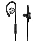 RevJams Play 2 Premium Bluetooth Wireless Ear Buds - Sweat and Water-Resistant, Sport Ear Hook Design with Comply Memory Foam Sport Ear Tips - Dark Grey