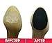 Scarlet Sole Shielder: Stick-On Pad to Instantly Repair & Shield Shoe Sole (1 pair, Black)
