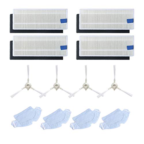 HEPA Filte, LtrottedJ Mop Side Brush Filter Screens Accessory For 360 S6 Sweeping Robot Vacuum Cleaner