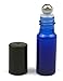 5ml Glass Roller Bottles-Set of 15 Roll Bottle With Metal Ball for Essential Oil,SYY8482; Aromatherapy,Perfumes and Lip Balms (Blue)
