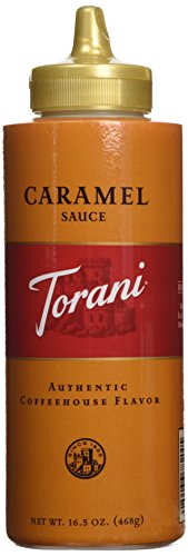 Torani Caramel Sauce, 16.5 oz Squeeze Bottle (2-Pack)